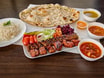 Any Double Kebabs With Rice & Soup